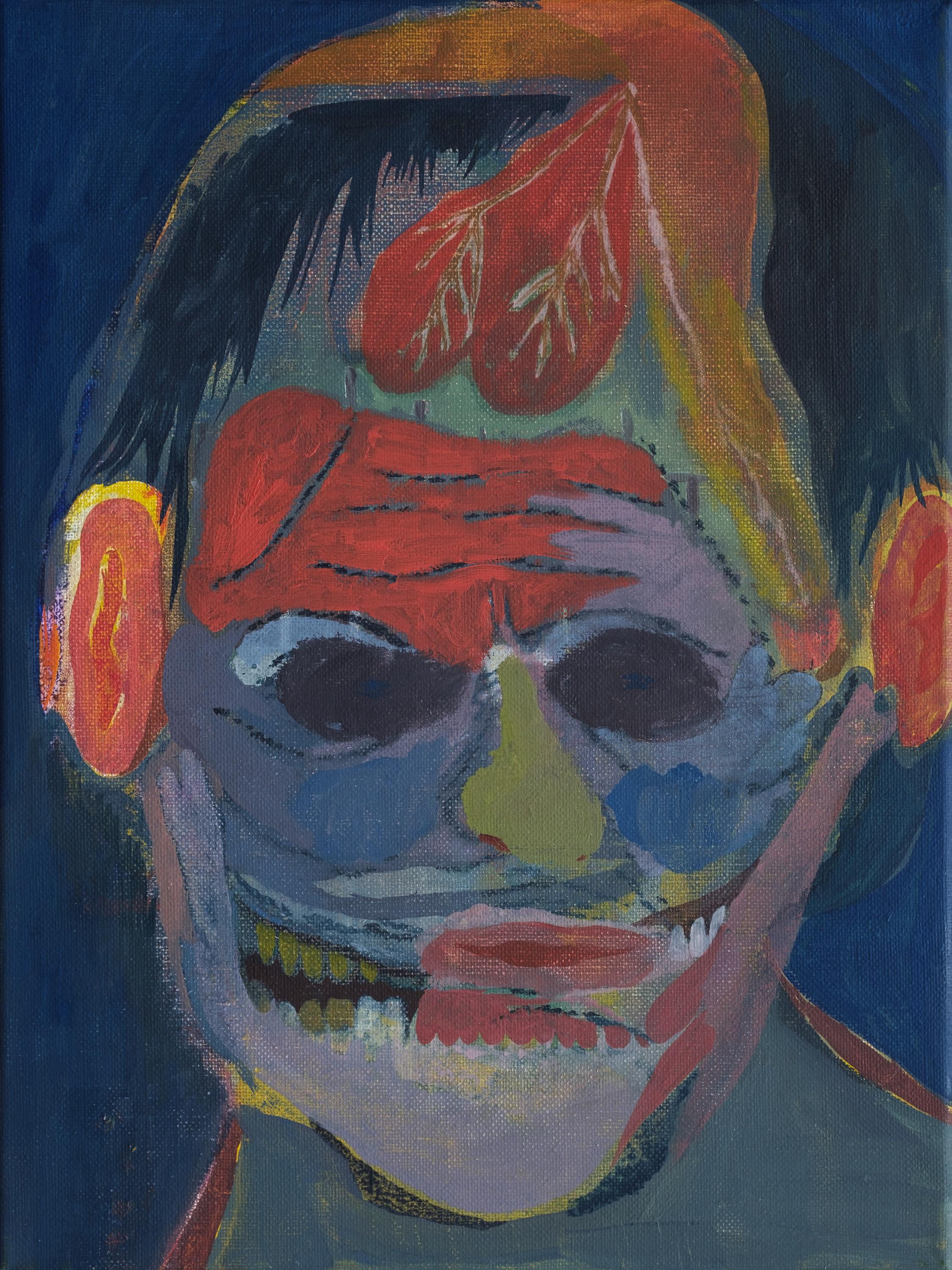 portrait of the artist on monday morning - Daniel Domig 